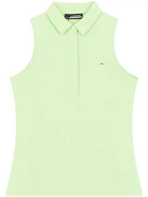 Genuine Women s Dena Sleeveless Top Paradise Green GWJT09009 M073 - J.LINDEBERG - BALAAN 2