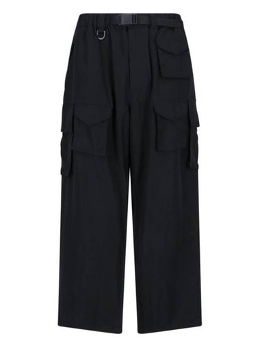 Washed Twill Cargo Straight Pants - Y-3 - BALAAN 1