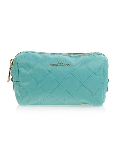 Beauty Triangle Nylon Pouch Bag Blue - MARC JACOBS - BALAAN 1