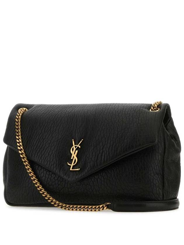 Calypso Chain Large Shoulder Bag Black - SAINT LAURENT - BALAAN 3