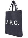 Eco Lou Logo Tote Bag Navy - A.P.C. - BALAAN 3