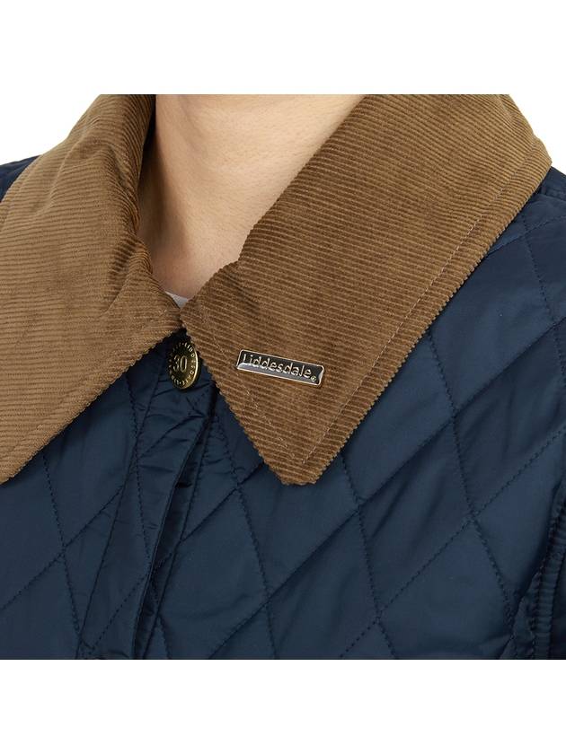 30th Anniversary Riddesdale Crop Quilted Jacket Navy - BARBOUR - BALAAN 10