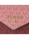 Jet Set Two-Tone Signature Logo Tri-Fold Half Wallet - MICHAEL KORS - BALAAN 7