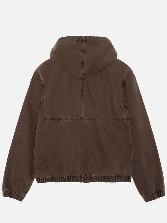 24SS work jacket unlined canvas brown 115757 BROWN - STUSSY - BALAAN 2