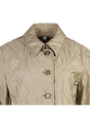 Diamond Quilted Thermoregulated Jacket New Chino Beige - BURBERRY - BALAAN 5