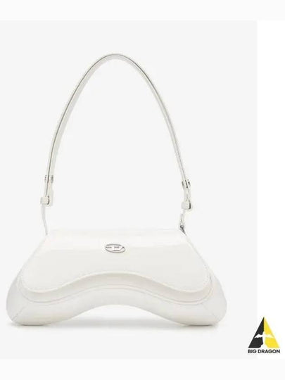 Women's Play Glossy Cross Bag White - DIESEL - BALAAN 2