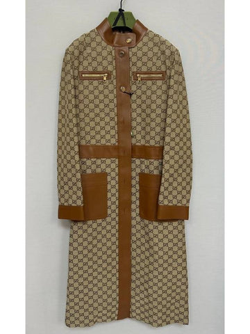 GG canvas coat 42 - GUCCI - BALAAN 1