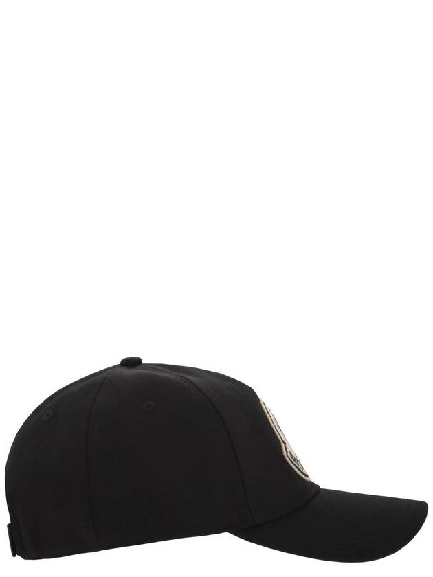 Logo Patch Ball Cap Black - MONCLER - BALAAN 4