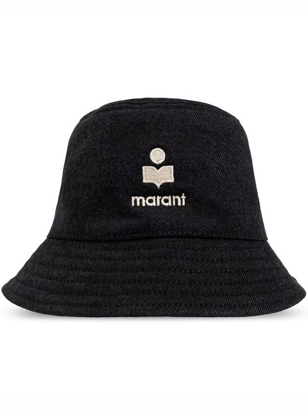 Hailey Denim Bucket Hat Black - ISABEL MARANT - BALAAN 2