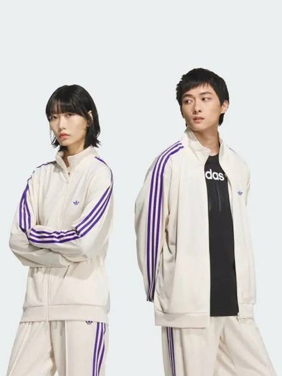 Originals Embroidery Logo Track Jacket Energy Ink Wonder White - ADIDAS - BALAAN 2