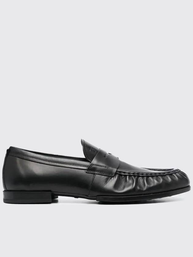 Smooth Calf Leather Loafers Black - TOD'S - BALAAN 2