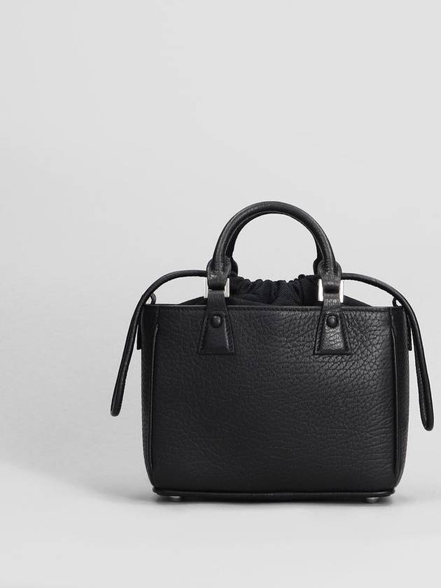 Horizontal Leather Shoulder Bag Black - MAISON MARGIELA - BALAAN 4