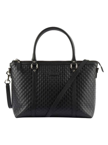 Microssima Two Way Tote Bag Black - GUCCI - BALAAN 1