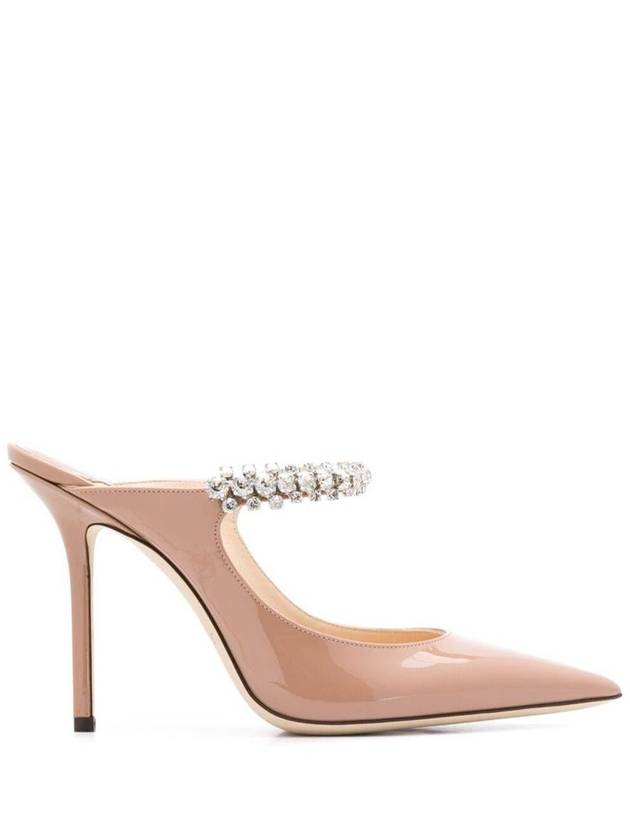 Pink Patent Leather Pumps With Crystal Strap - JIMMY CHOO - BALAAN 1