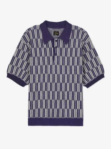 Arrow Polo Shirt Purple OT267PURPLE - NEEDLES - BALAAN 1