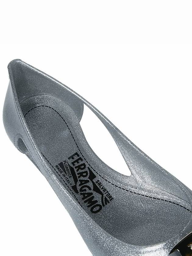 Ferragamo Women s Vara Jelly Pumps 3CM SILVER GLI 0726366 - SALVATORE FERRAGAMO - BALAAN 7