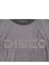 DISCO twotone short sleeve knit gray - HIGH SCHOOL DISCO - BALAAN 4