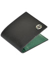 GG Interlocking Two Tone Half Wallet Black - GUCCI - BALAAN 2