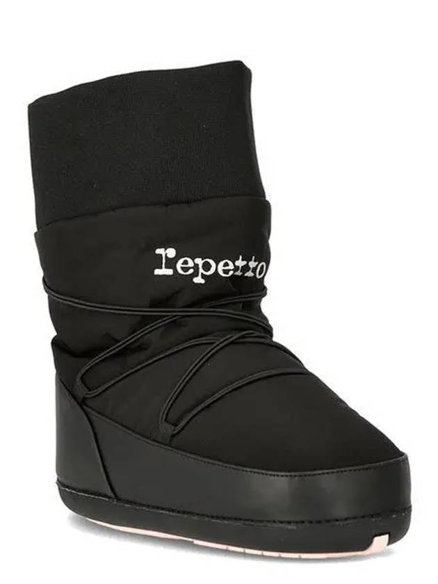 Gentiane Logo Winter Boots Black - REPETTO - BALAAN 2