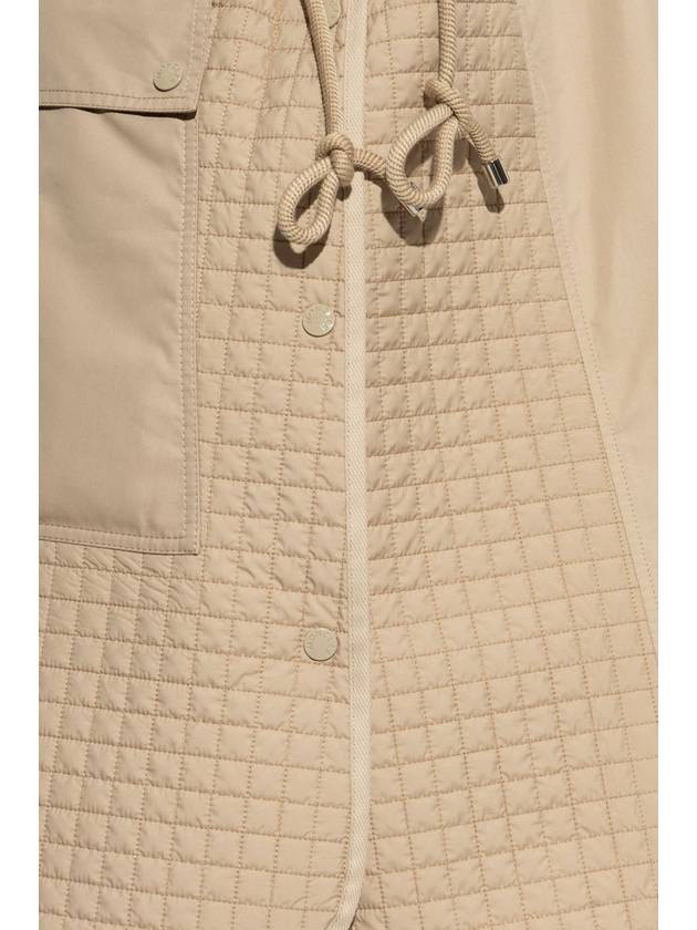 Moncler Coat With Down Vest, Women's, Beige - MONCLER - BALAAN 5