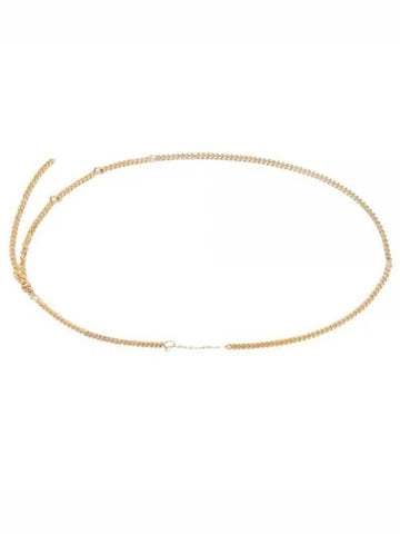 Women's Signature Logo Charm Chain Belt Gold - JACQUEMUS - BALAAN 1