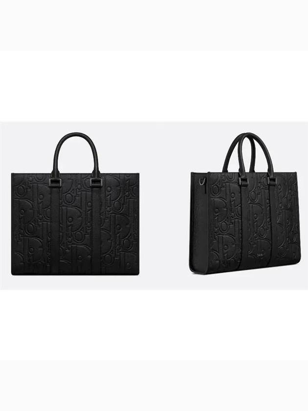 East West Medium Tote Bag Black - DIOR - BALAAN 3