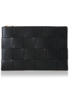 Intrecciato Cassette Clutch Bag Black - BOTTEGA VENETA - BALAAN 2