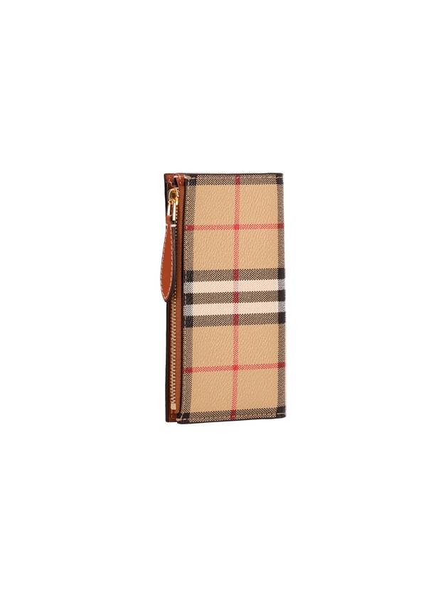 Check Bifold Wallet Beige - BURBERRY - BALAAN 3