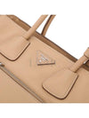 BN2795 Vitello Phoenix Dino Beige Shoulder Bag 3 WAY - PRADA - BALAAN 8