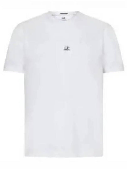 30/1 Jersey Logo Short Sleeve T-Shirt White - CP COMPANY - BALAAN 2