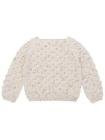 Kids Popcorn Knit Ivory MP171011 112 5A 6A - MISHA&PUFF - BALAAN 1