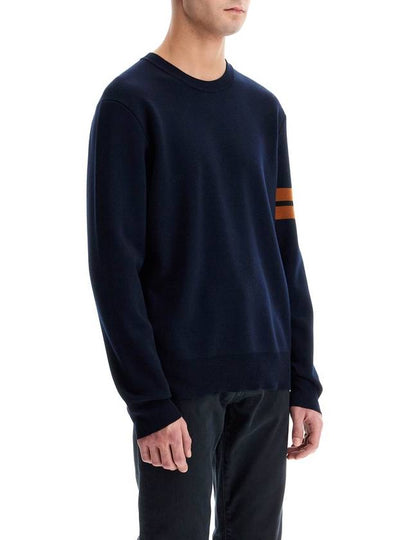 wool pullover with intars - ERMENEGILDO ZEGNA - BALAAN 2