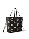 Neverfull MM Monogram Empreinte Tote Bag Black - LOUIS VUITTON - BALAAN 4