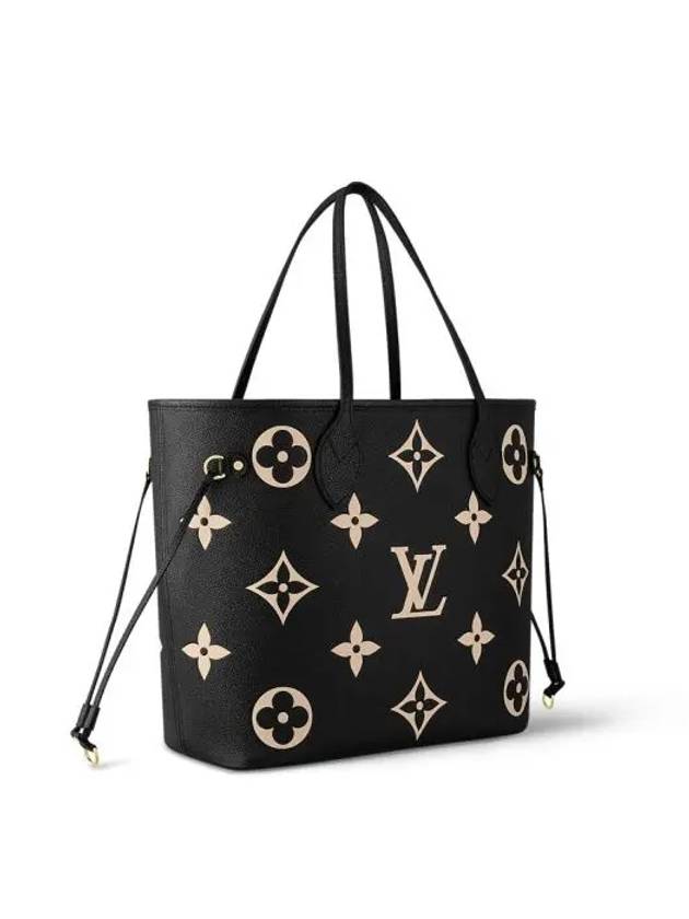 Neverfull MM Monogram Empreinte Tote Bag Black - LOUIS VUITTON - BALAAN 4