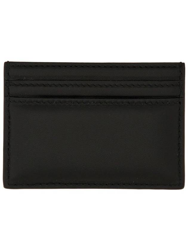 Logo Plaque Card Wallet Black - ALEXANDER MCQUEEN - BALAAN 3