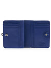 Grain Leather Frame Half Wallet Blue - VIVIENNE WESTWOOD - BALAAN 11