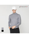 Men s sleeve striped point turtleneck sweater HD3MSW001 - HOLIC&PLAY - BALAAN 1