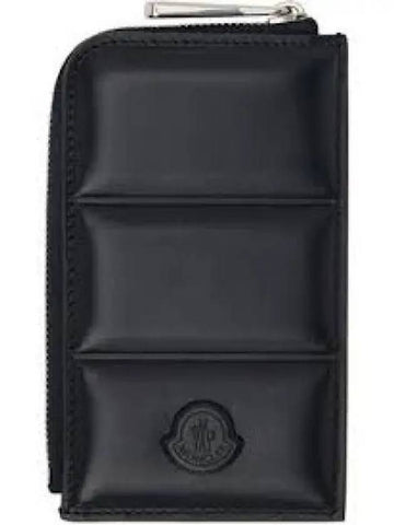 6G00003 M3492 999 Quilted Leather Card Holder - MONCLER - BALAAN 1