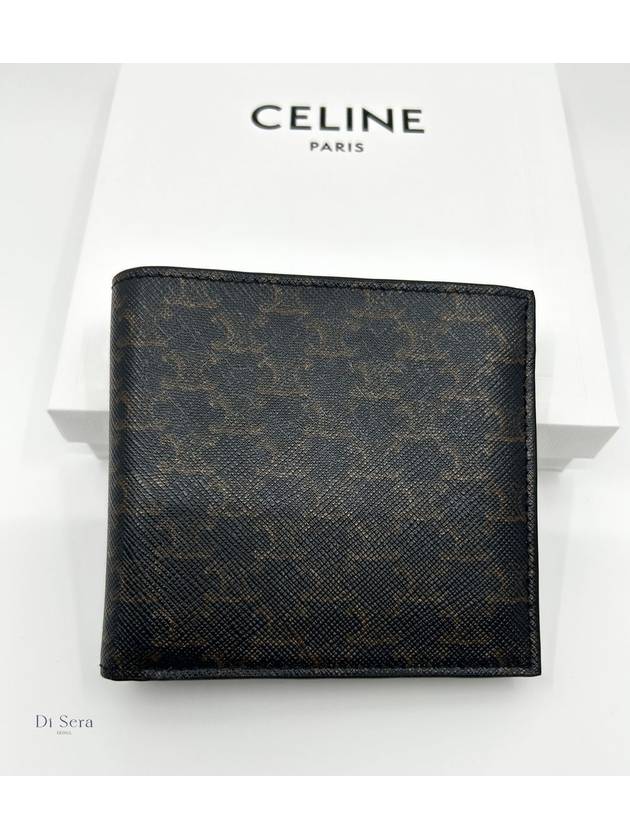 Logo Triomphe Bilford Half Wallet Black - CELINE - BALAAN 3