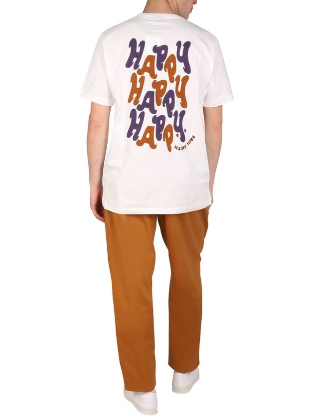 Happy Short Sleeve T-Shirt White - PAUL SMITH - BALAAN 3