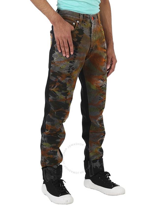 Heron Preston Men's Tie-dye Effect Straight Jeans, Waist Size 28" - HERON PRESTON - BALAAN 3