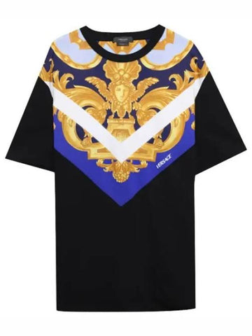 Baroque T Shirt Short Sleeve Men s Tee - VERSACE - BALAAN 1