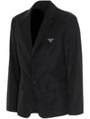 Re-Nylon Single Jacket Black - PRADA - BALAAN 4