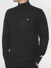 Kian Half Zip-Up Knit Top Black - J.LINDEBERG - BALAAN 2