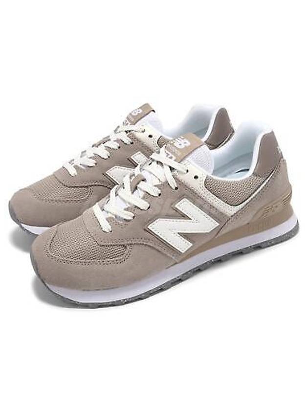 574 Low Top Sneakers Light Mushroom - NEW BALANCE - BALAAN 2