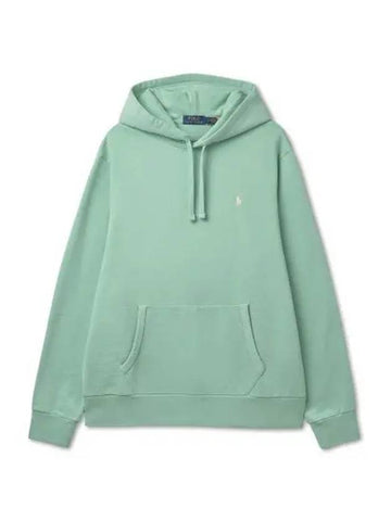 loop back terry hoodie green - POLO RALPH LAUREN - BALAAN 1