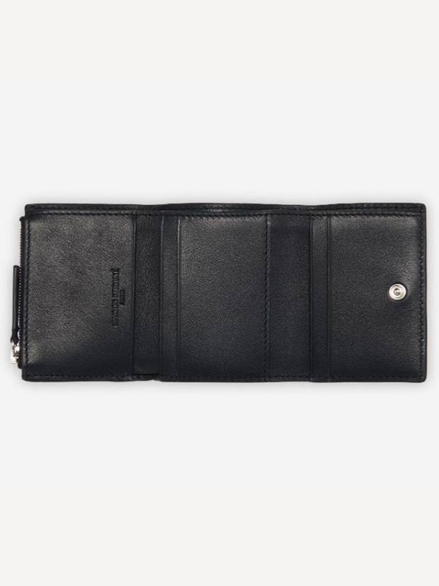 [MAISON KITSUNE] TRICOLOR FOX ULTRA COMPACT WALLET - BLACK - MAISON KITSUNE - BALAAN 2