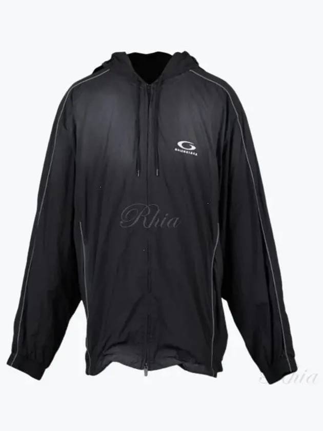 Sports Icon Large Track Jacket Black - BALENCIAGA - BALAAN 2