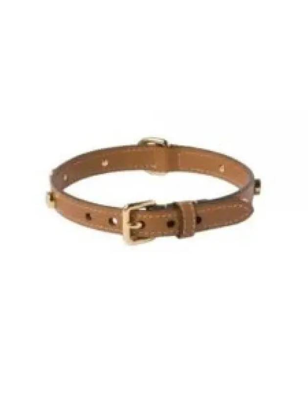 Leather Pet Collar Brown - MIU MIU - BALAAN 2