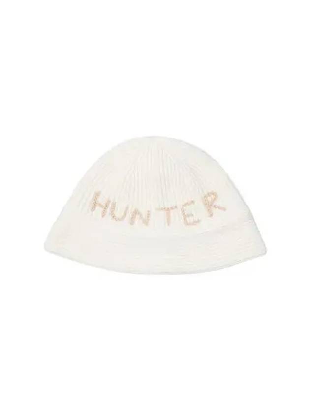 UNISEX Handcrafted Cashmere Bucket Hat Ivory HBW0008CHZIVO - HUNTER - BALAAN 1